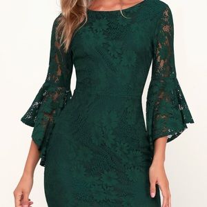 Green Lace Dress
